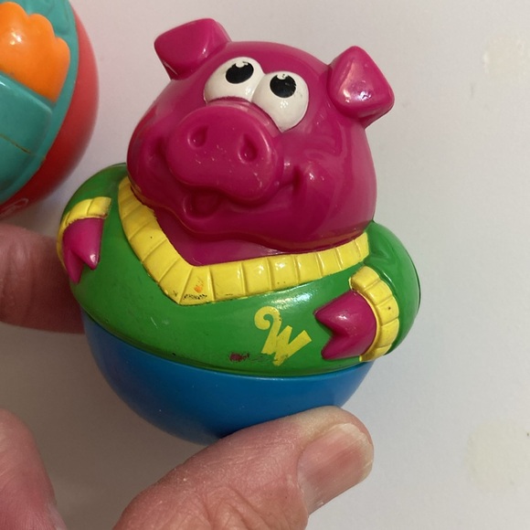 Lot of 12 Weeble wobble hasbro Playskool and car - Picture 14 of 16